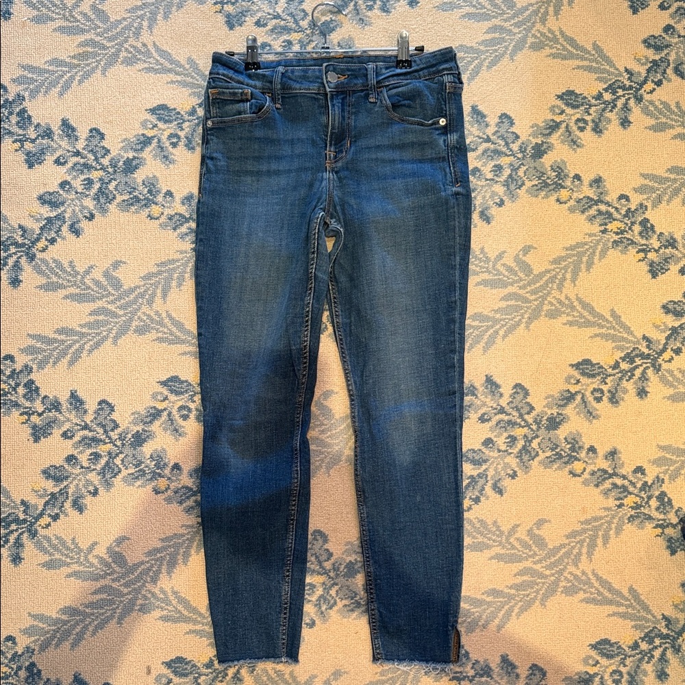 Old Navy Women's Rockstar Super Skinny Blue Slim Jeans
